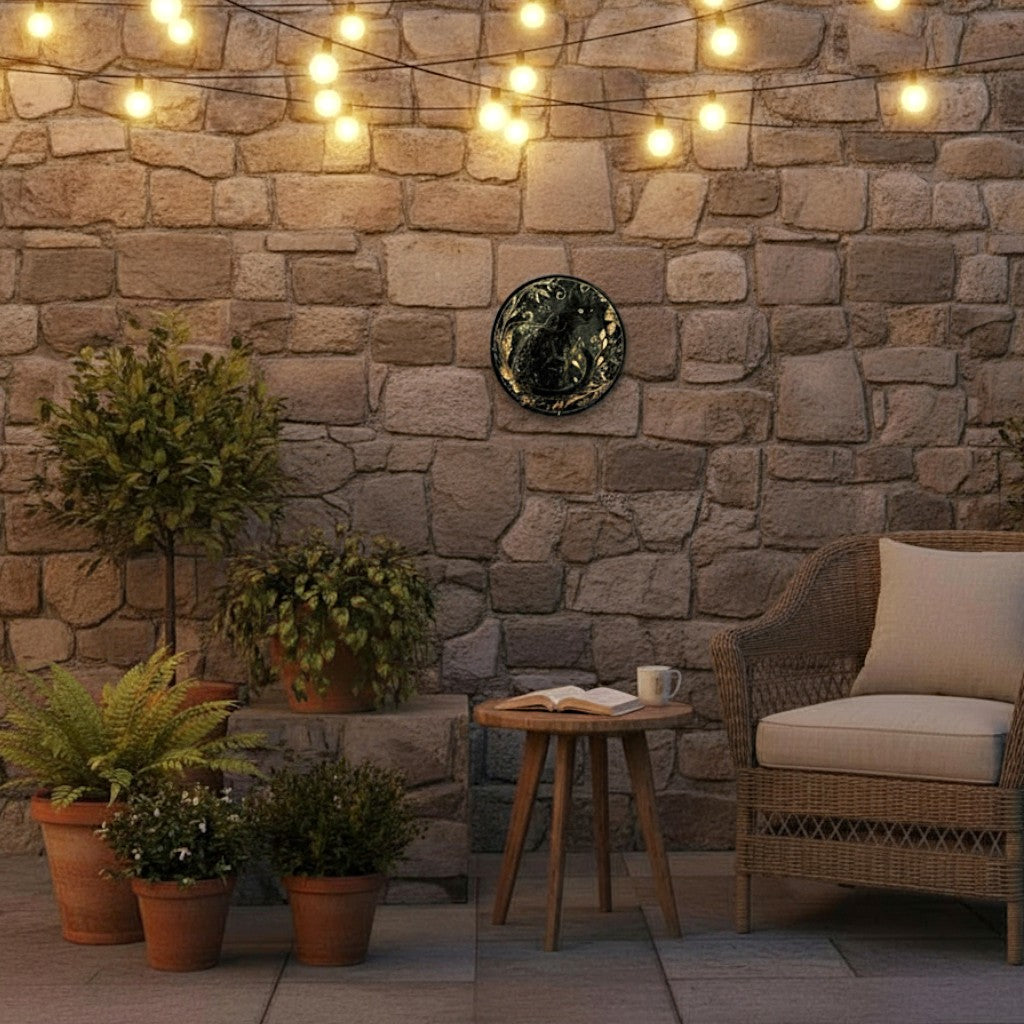 Nocturnia's Crown 2D Decorative Aluminum Plaque