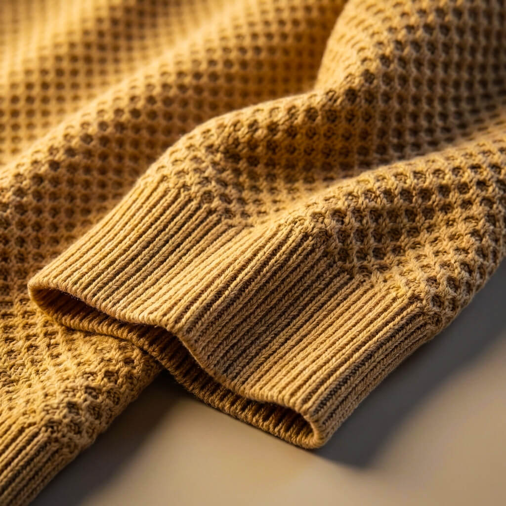 Alberto Pima Cotton Honeycomb Cardigan – Lightweight Open-Front Textured Knitwear