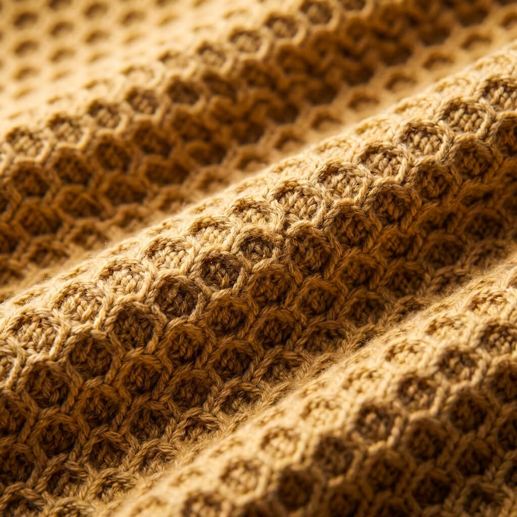 Alberto Pima Cotton Honeycomb Cardigan – Lightweight Open-Front Textured Knitwear