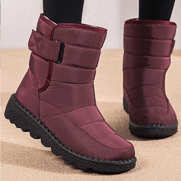 Quilted Ankle Boots for Women – Water-Resistant & Slip-On