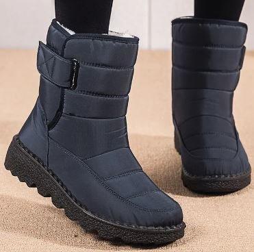 Quilted Ankle Boots for Women – Water-Resistant & Slip-On