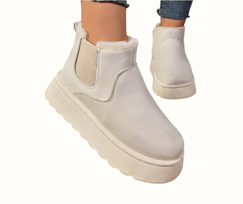 Ankle Winter Boots for Women – Insulated Lining & Lug Sole | Tina
