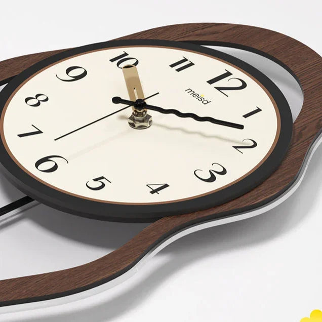 Timber Frame Pendulum Wall Clock