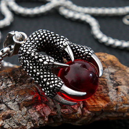 Voidclutch Amulet Stainless Steel Dragon Claw Unisex Necklace