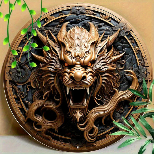 Dravok the Stormmane 2D Decorative Aluminum Plaque