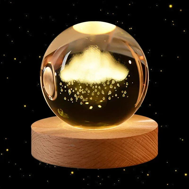 Mythara Sphere LED Crystal Ball