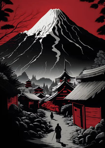 Mythika Nihon Japanese Landscape Canvas