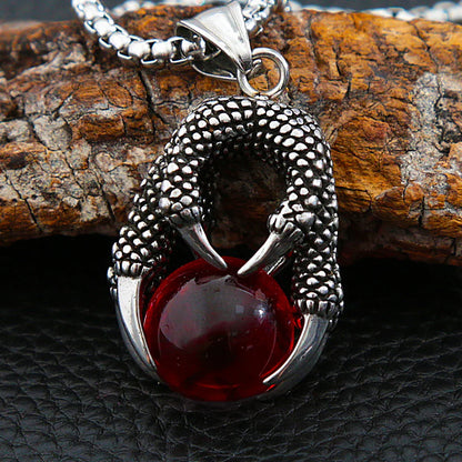 Voidclutch Amulet Stainless Steel Dragon Claw Unisex Necklace