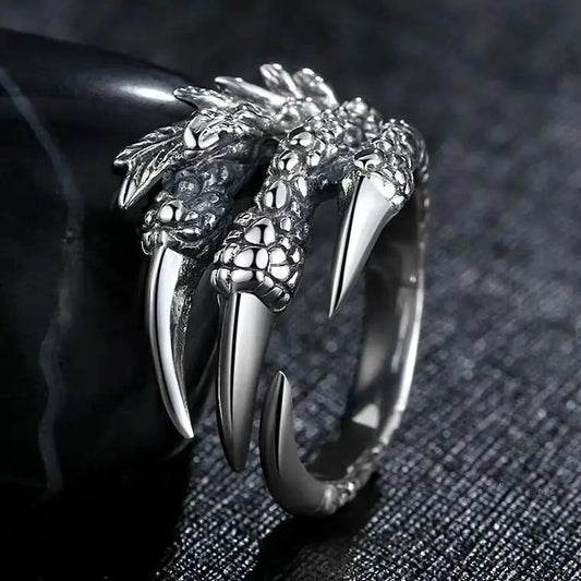 Scalebane Unisex Titanium Dragon Ring