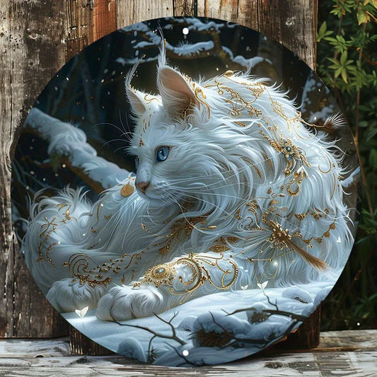 Snowlace Sovereign 2D Decorative Aluminum Plaque