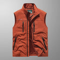 Victor Utility Full-Zip Vest – Stand-Collar Multi-Pocket Outdoor Gilet