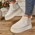 Ankle Winter Boots for Women – Insulated Lining & Lug Sole | Tina