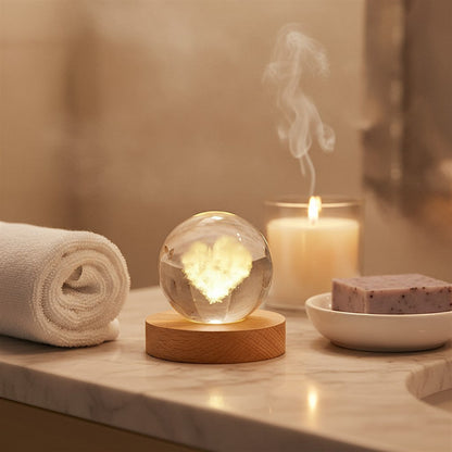 Mythara Sphere LED Crystal Ball