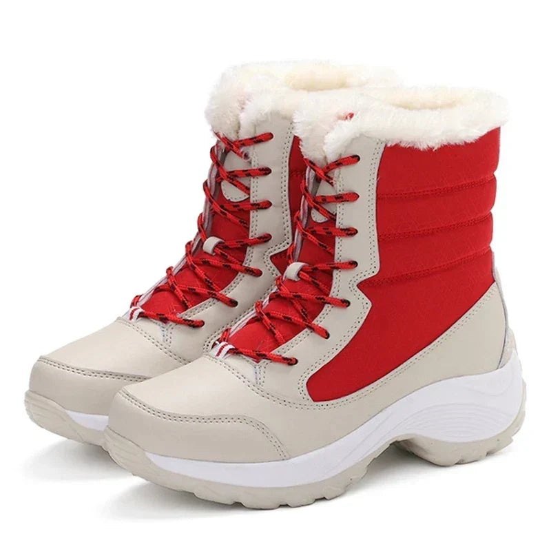 Mid-Calf Platform Boots for Women – Quilted & Lug Sole | Victoria