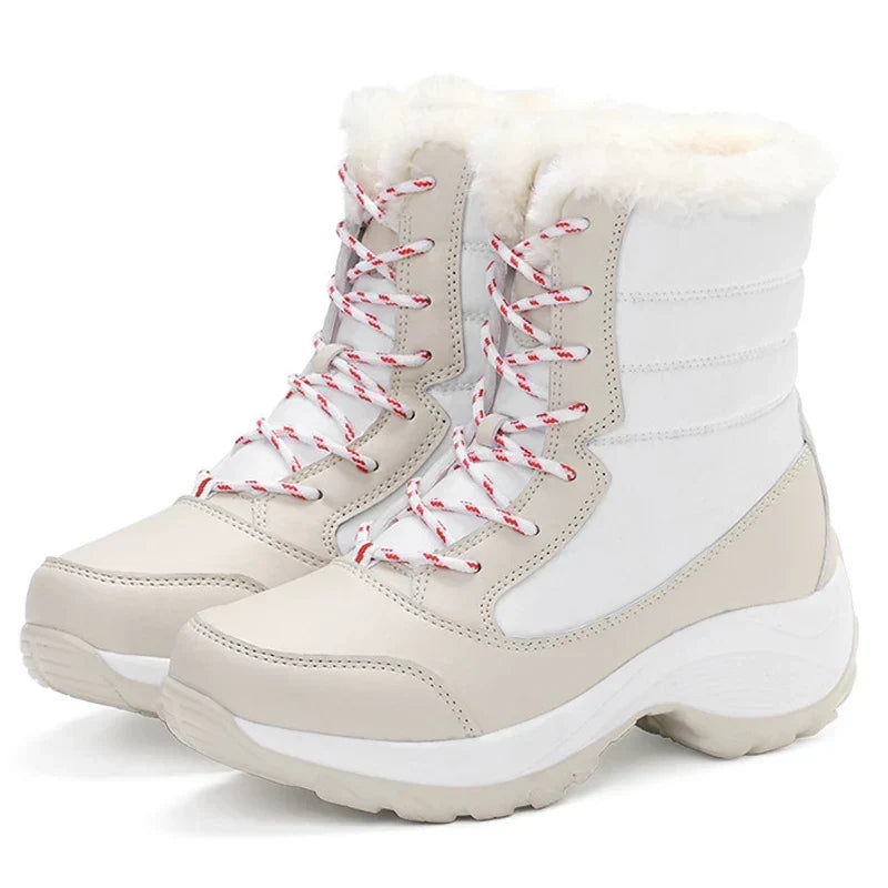 Mid-Calf Platform Boots for Women – Quilted & Lug Sole | Victoria