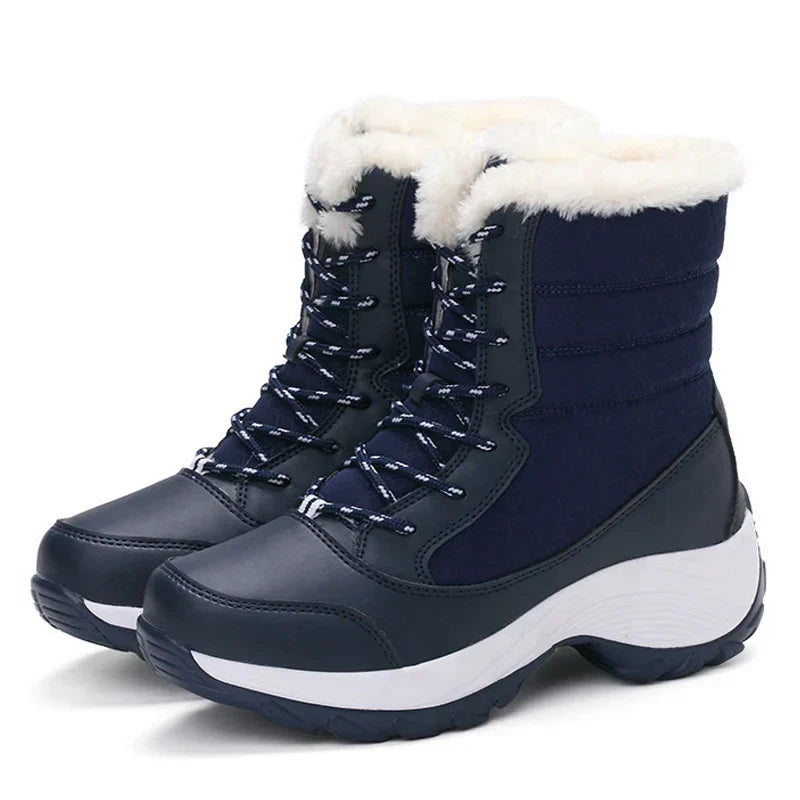 Mid-Calf Platform Boots for Women – Quilted & Lug Sole | Victoria