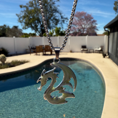 Wyrmlight Sigil --- Nightglyphs Luminescent Necklace